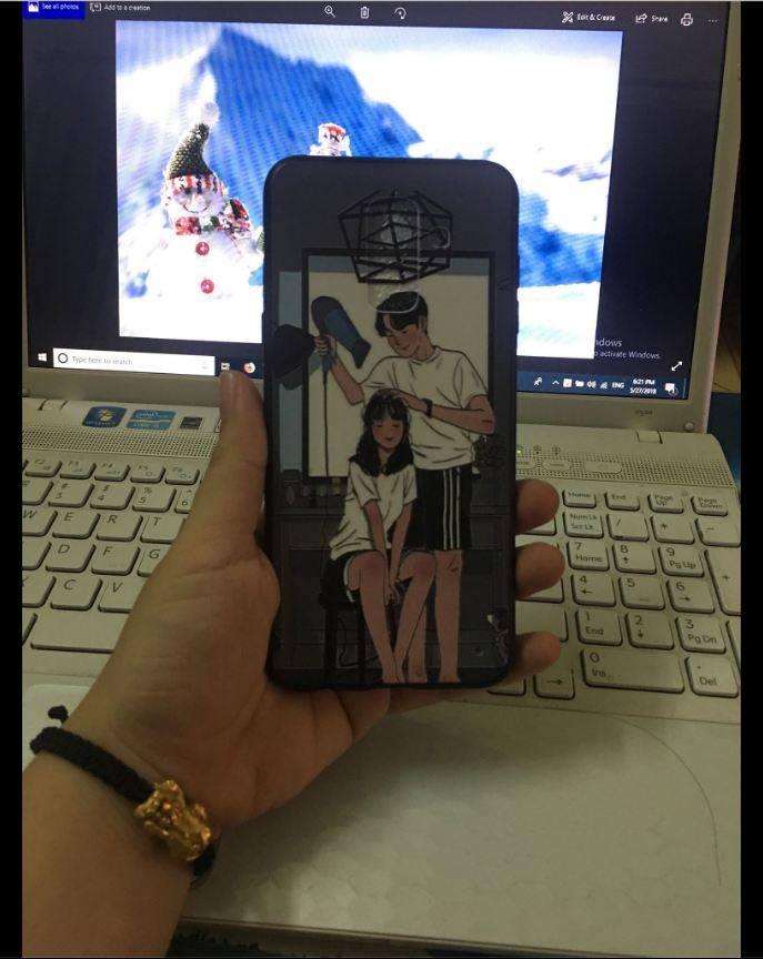Ốp lưng thời trang in hình cho Samsung Galaxy A6 Plus