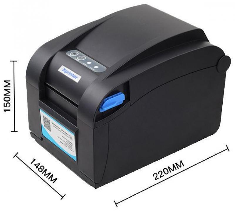 Máy in tem mã vạch XPrinter XP-350B cổng USB
