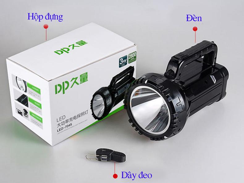 Đèn Pin sạc điện cầm tay siêu sáng led-7045
