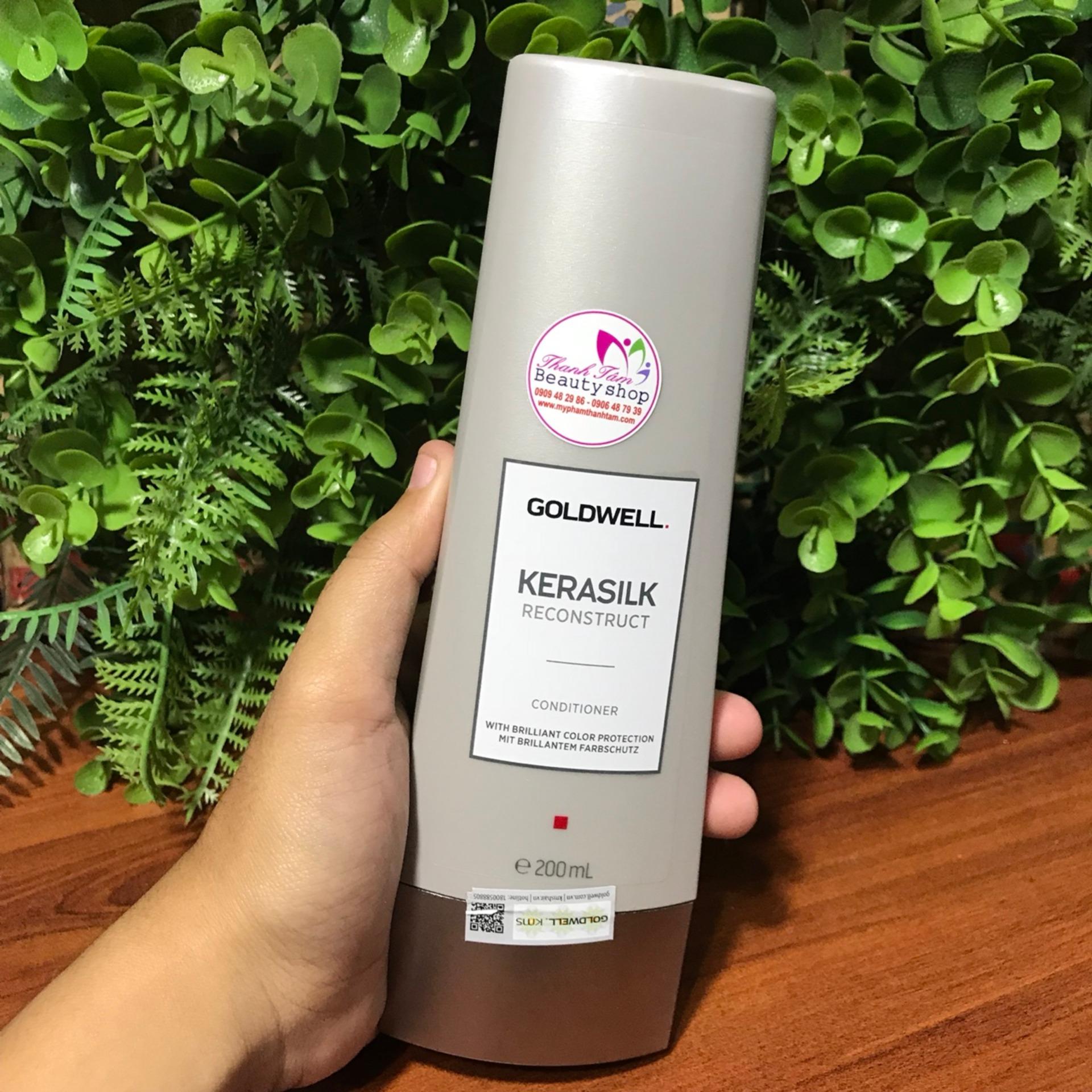 [HCM]Dầu gội xả siêu phục hồi Goldwell Kerasilk Reconstruct 250ml/200ml