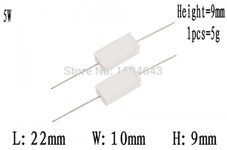 Combo 10 Trở sứ 5W 0.33 ôm 5% Giá Rẻ
