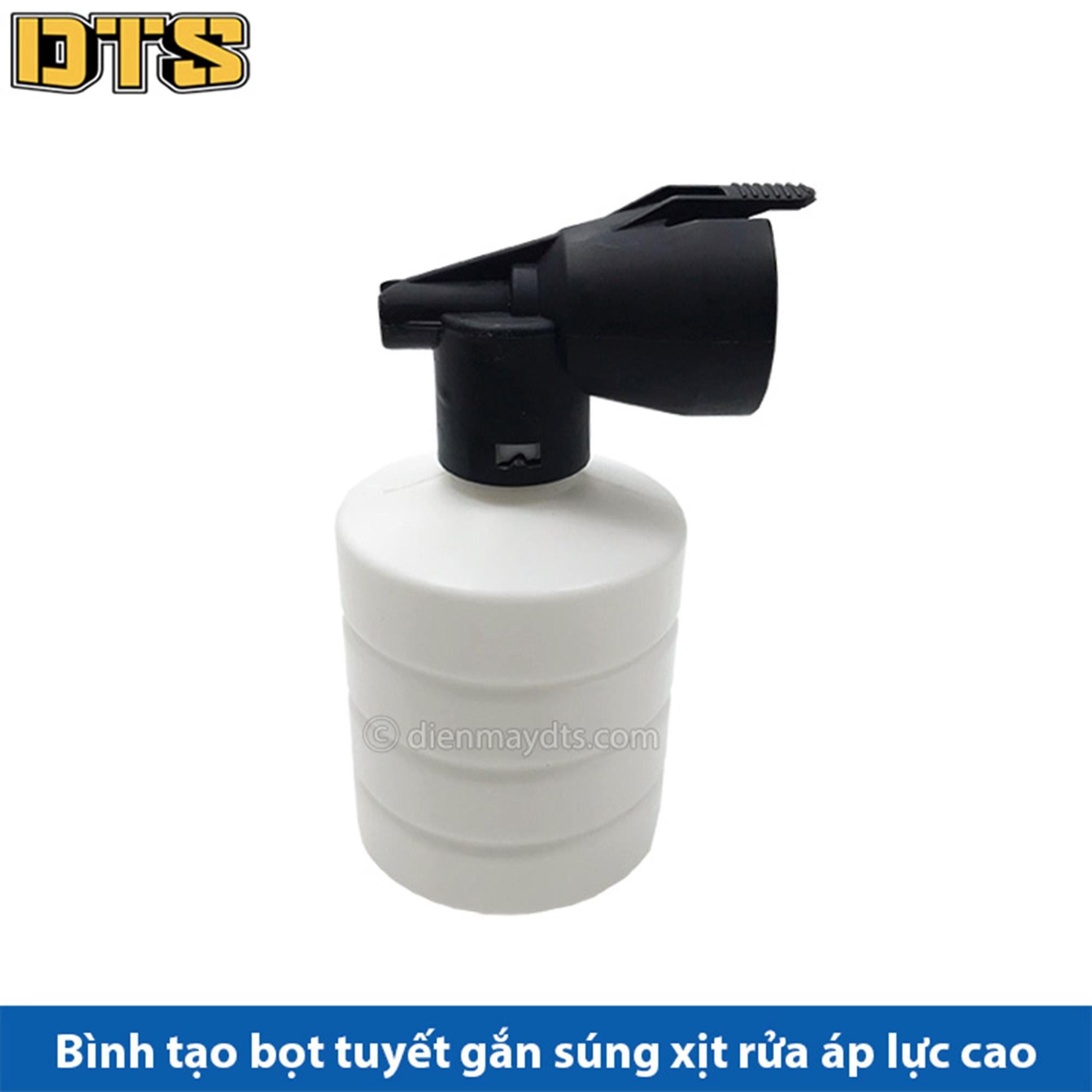 Bình tạo bọt tuyết gắn súng phun xịt rửa cho máy rửa xe cao áp, máy xịt rửa cao áp, máy rửa xe gia đình