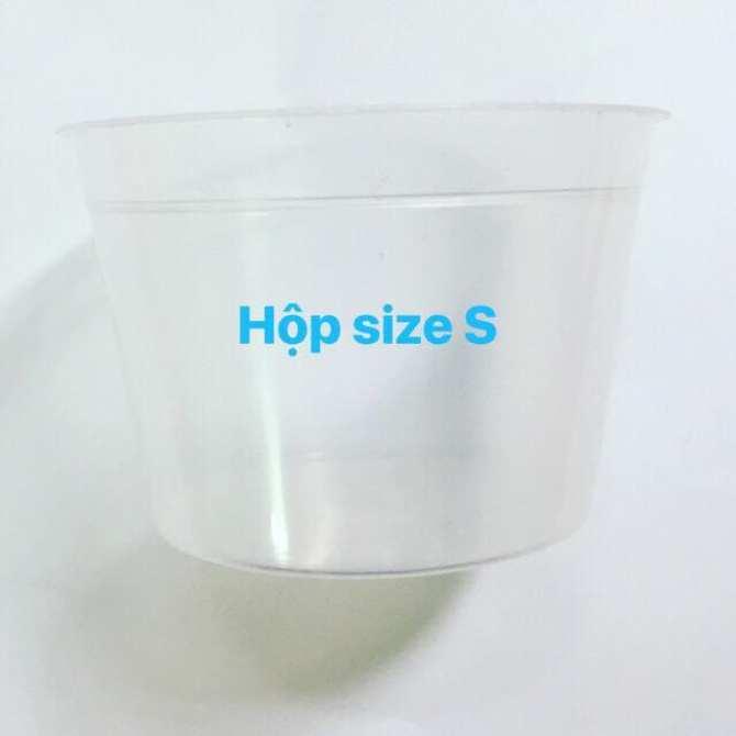 Combo 10 hộp nhựa đựng Slime Size S - Nguyên Liệu Làm Slime