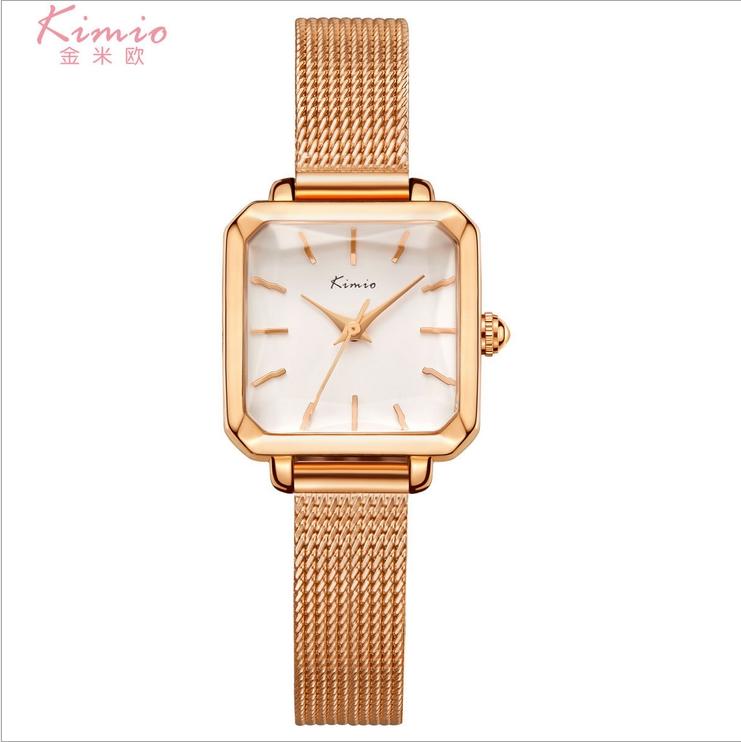 [HCM]Đồng hồ nữ dây kim loại Kimio 6236