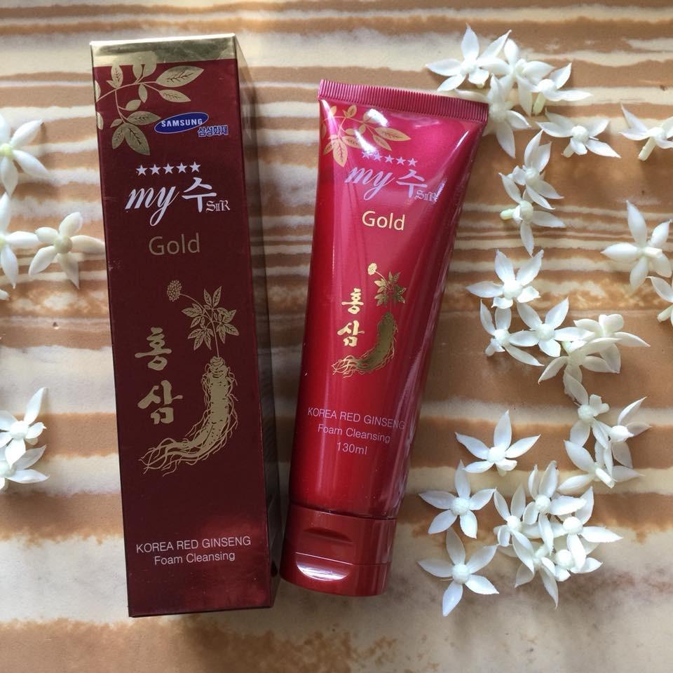 korean red ginseng foam cleansing 130ml