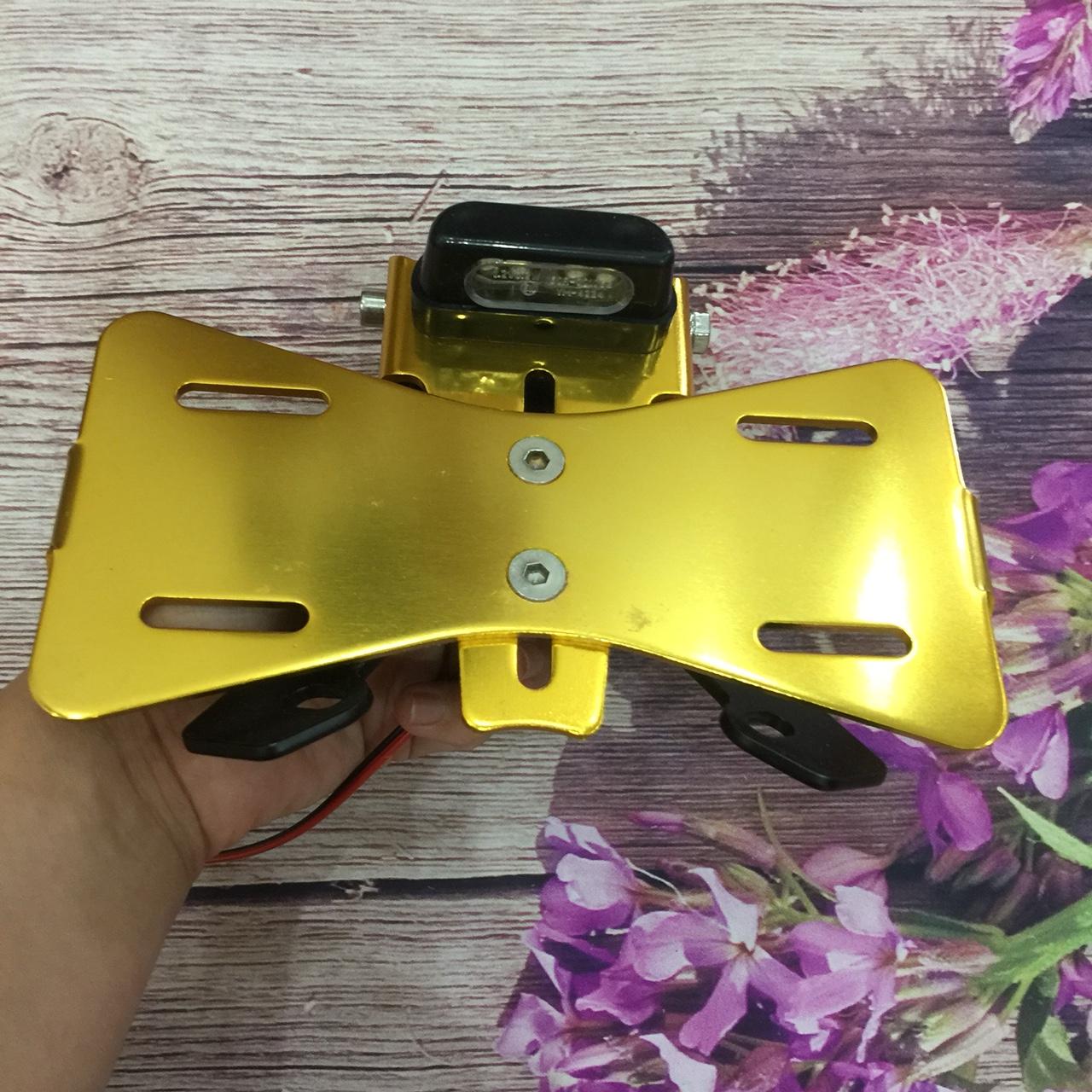 Pass treo biển số Màu VÀNG có đèn LED gắn xe máy - G102