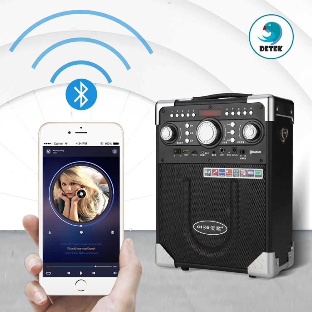 Loa Bluetooth Daile S8 tặng kèm micro không dây