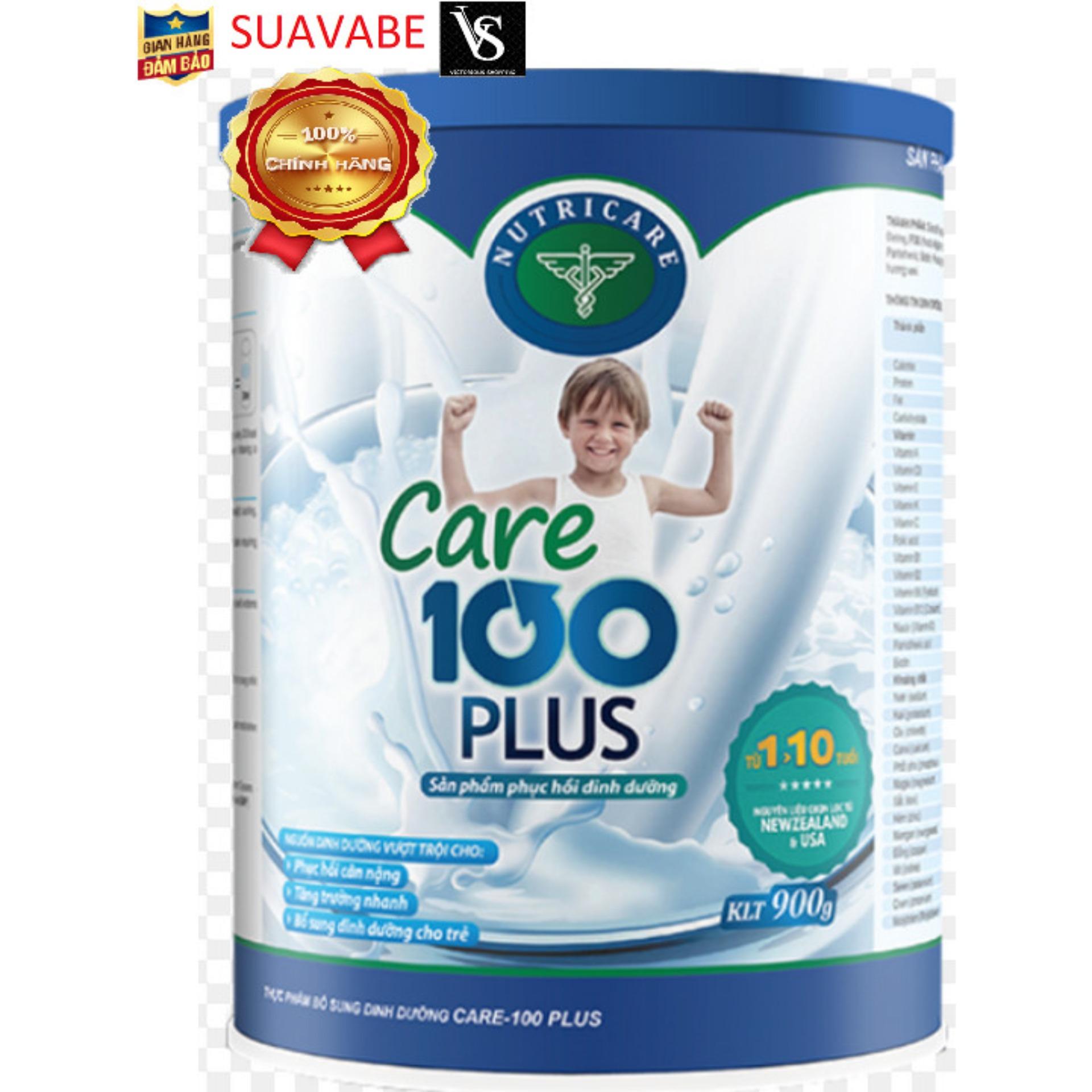 Sữa bột Nutricare Care 100 Plus 900g