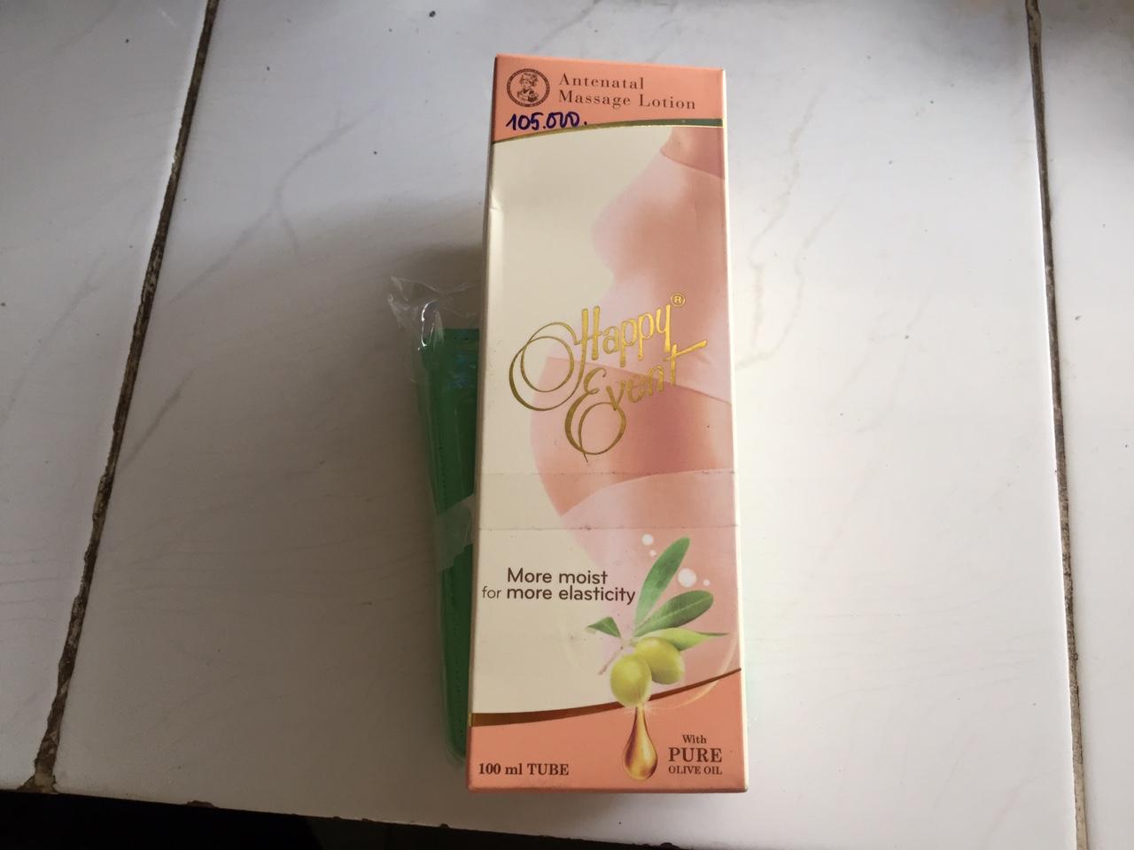 Sữa chống rạn da Happy Event (Antenatal Massage Lotion)