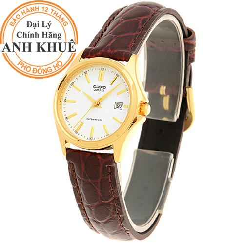 Đồng hồ nữ dây da Casio Anh Khuê LTP-1183Q-7ADF