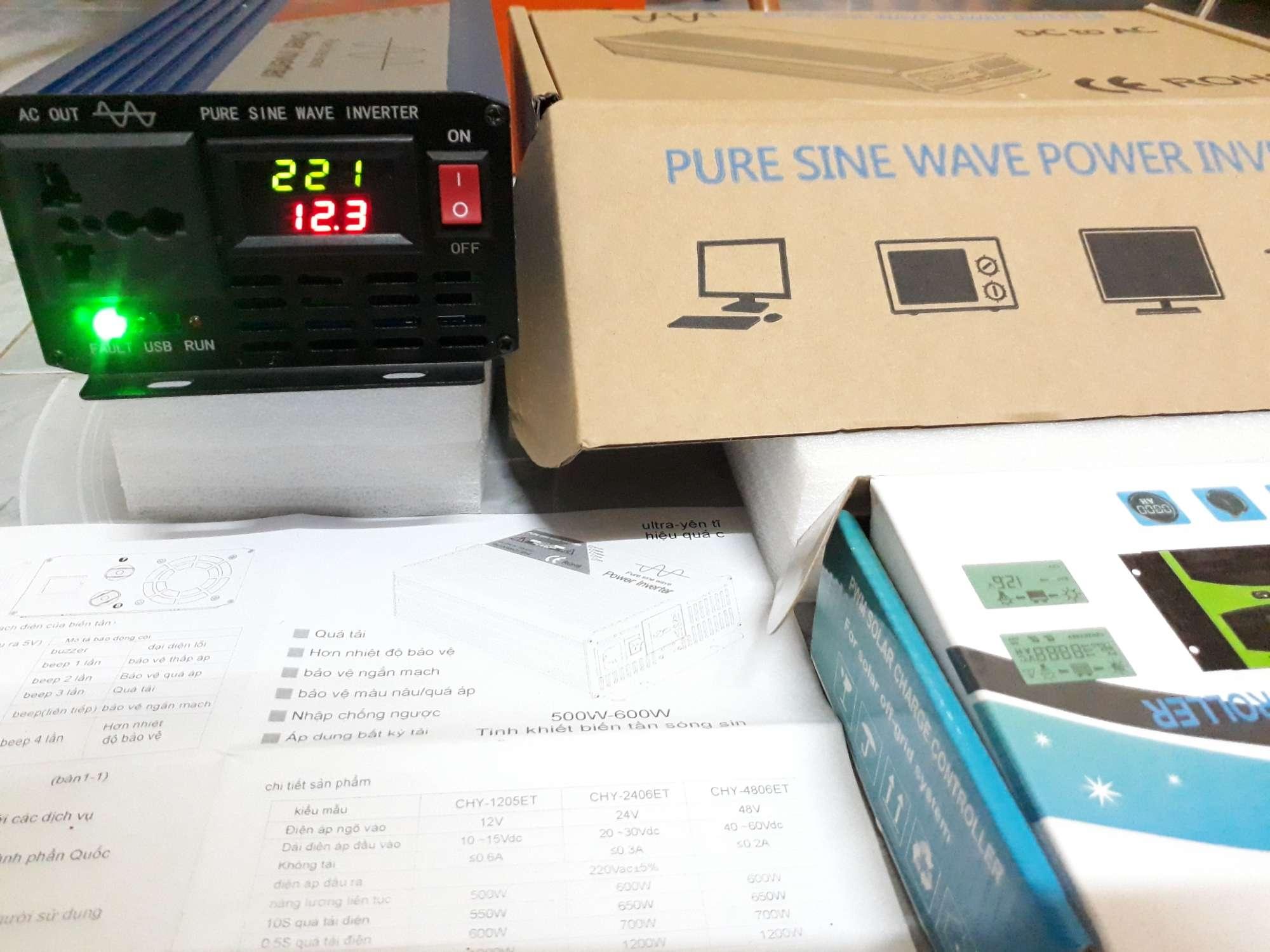 Kích điện sin chuẩn 600w