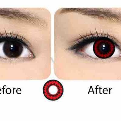 Lens màu đỏ không độ
