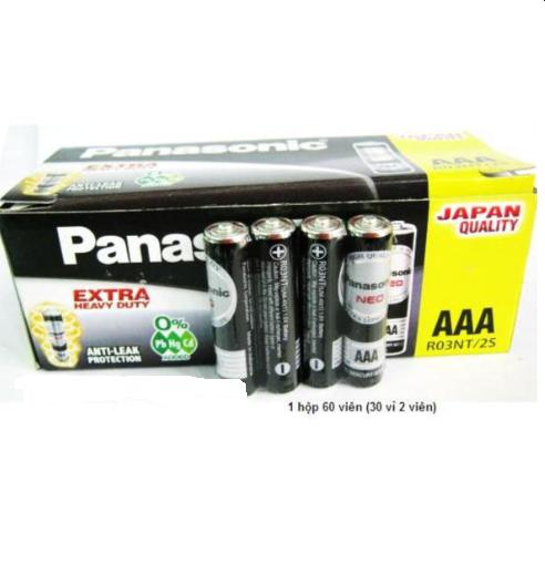 BỘ 60 PIN AAA PANASONIC SIÊU BỀN