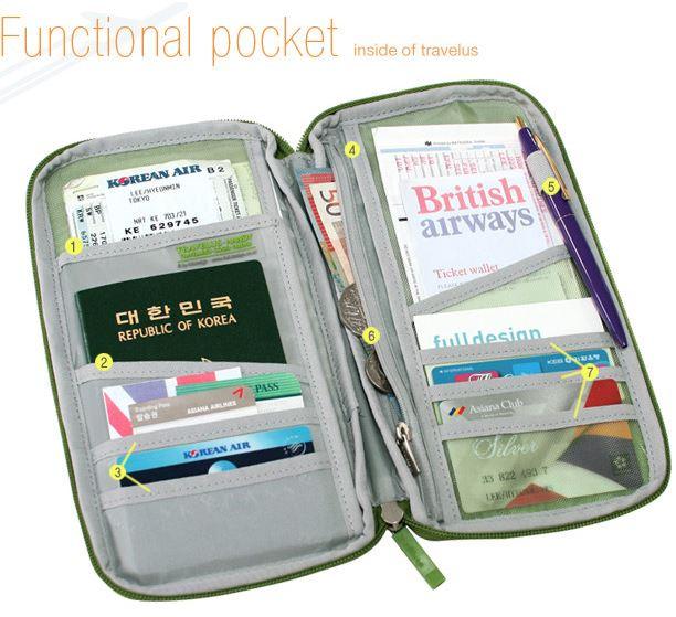 Ví đựng visa hộ chiếu Hàn Quốc