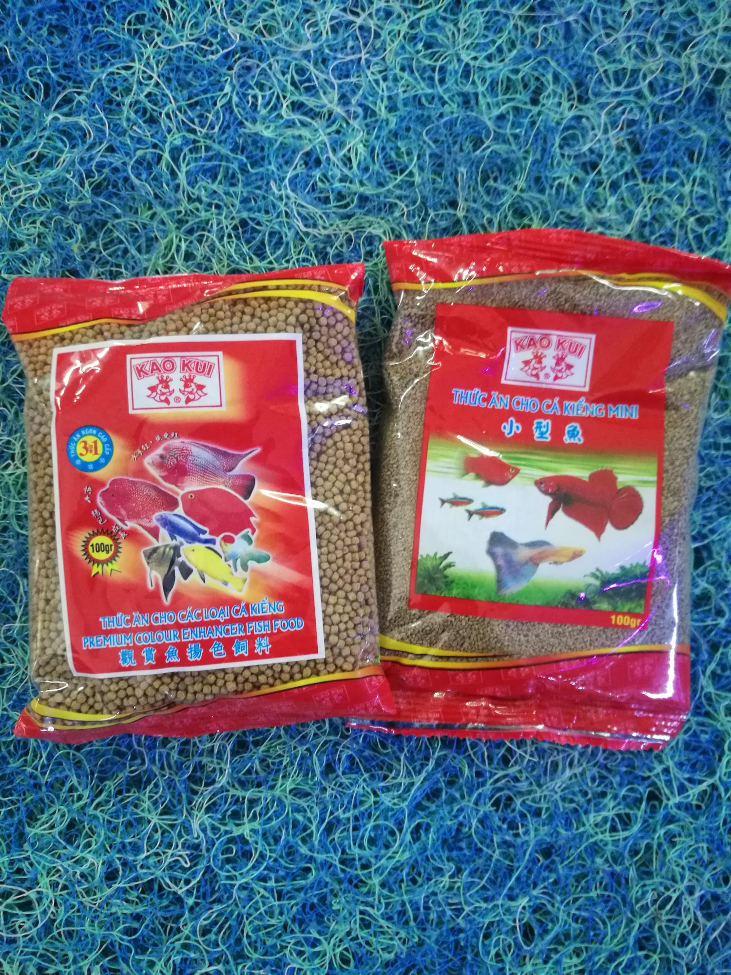 Thức ăn cho cá Kaokui hạt nhuyễn gói