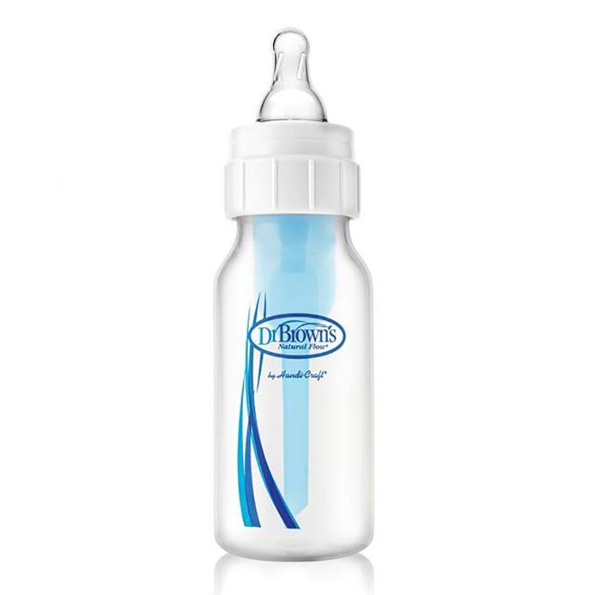 Bình Sữa Chống Sặc Cổ Thường 120ml Dr.Brown's (Xanh Dương Nhạt)