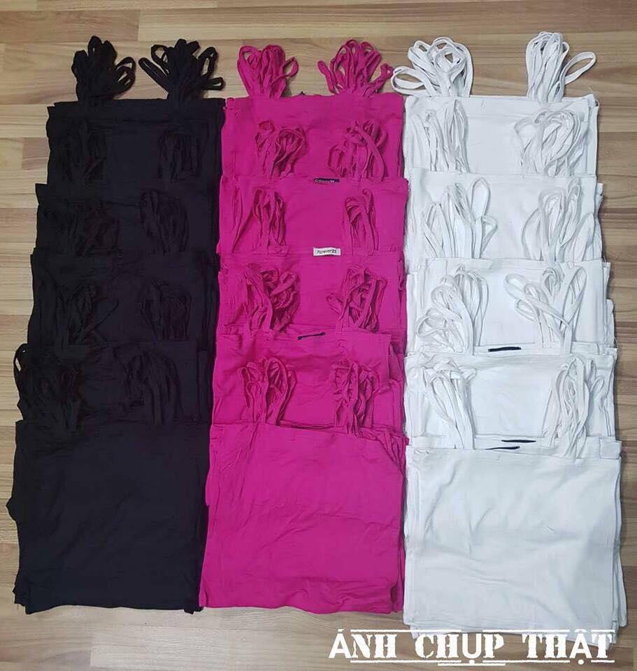 Áo 2 dây tivi thun lụa hàng VNXK