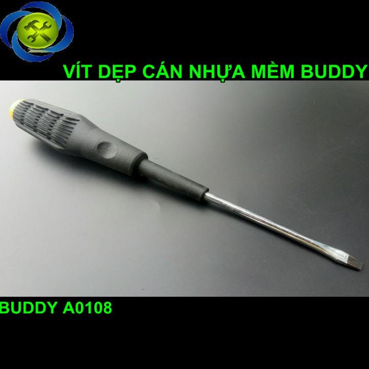 [HCM]Vít dẹp cán nhựa mềm Buddy A0108 150mm