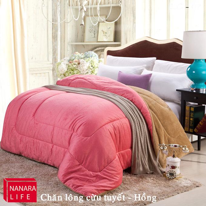 Chăn lông cừu tuyết Nanara Life - Nhật Bản 180x200cm (Xám đá)