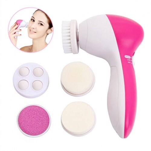 Máy rửa và matxa mặt 5 chi tiết