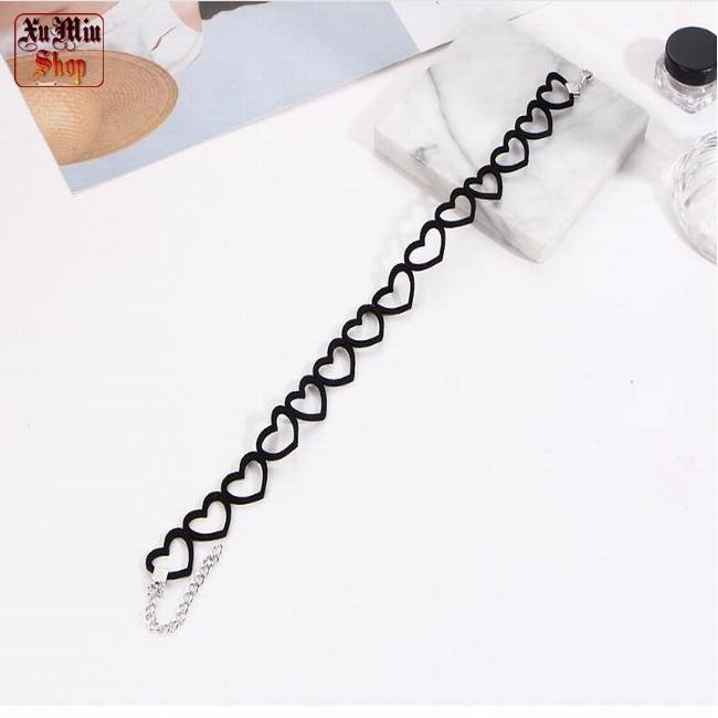 Vòng cổ choker trái tim XM08
