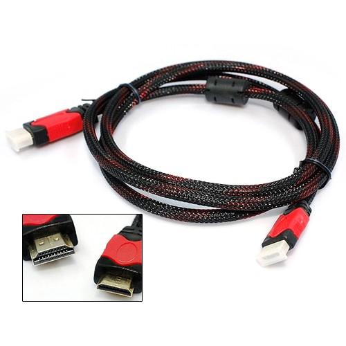 [HCM]Dây cáp 2 đầu HDMI 3 m Full HD  BỌC LƯỚI