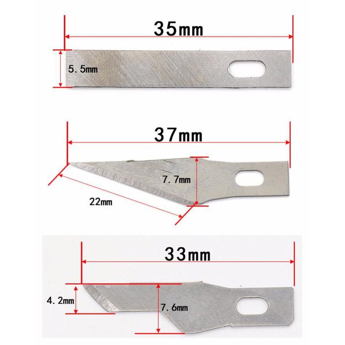 Bộ 5 lưỡi dao khắc #11
