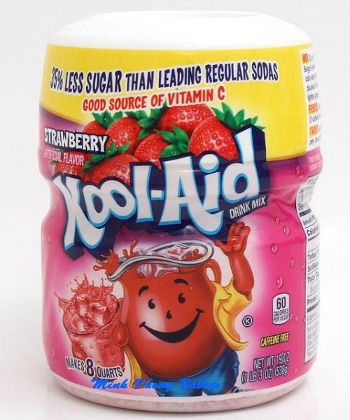 Bột Pha Nước Trái Cây Kool Aid Vị Dâu 538g