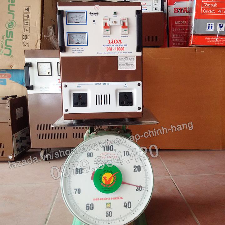 Ổn Áp Lioa 10KVA 1 Pha Dải 90-250V, 10.000-DRI  Bảo Hành 4 Năm