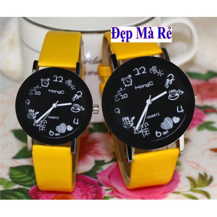 (Extra gift 1 pair wire super durable + included extra 2 batteries) combo 2 watch 12 numbers Style teen leather cord-sale price above is 2 PCs as figure