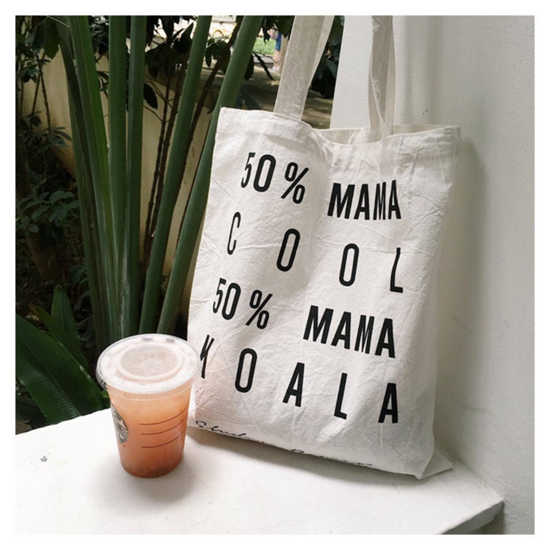Túi totebag - Túi vải 10.98 - Trắng