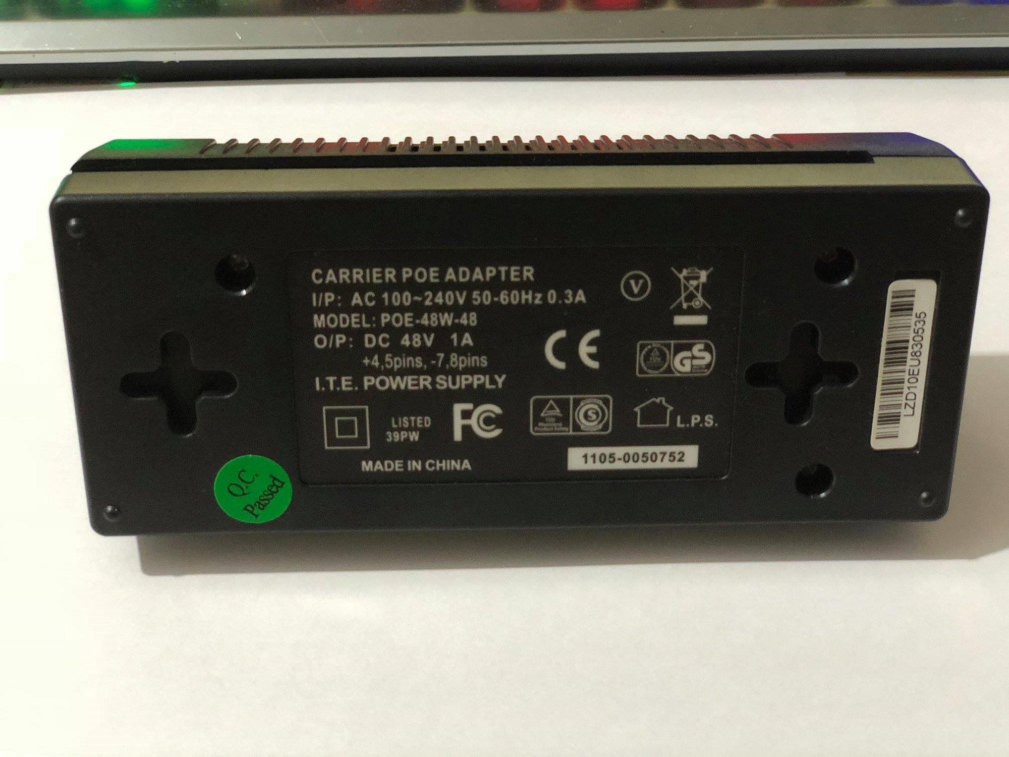 ADAPTER NGUỒN POE 48V 1A
