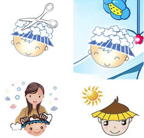 Bộ 2 mũ gội đầu chắn nước cho bé