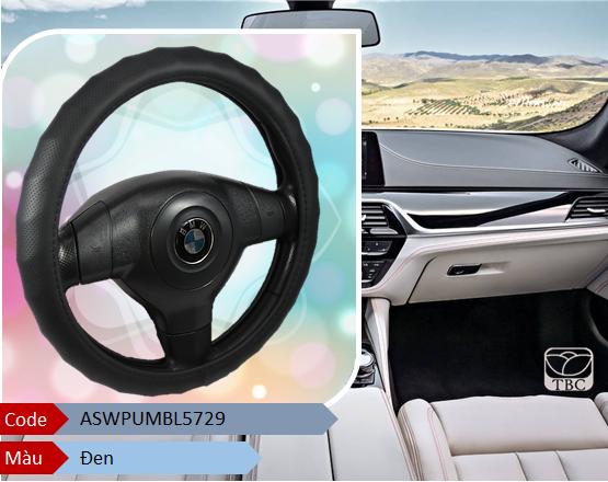 <XẢ KHO GIÁ GỐC> Bọc Ốp Vô Lăng Xe Ô Tô Da  Màu Đen 5729