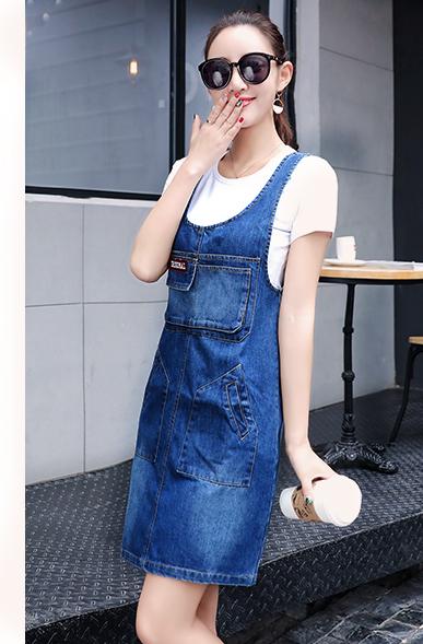 Đầm Yếm Denim D708 (không kèm áo )