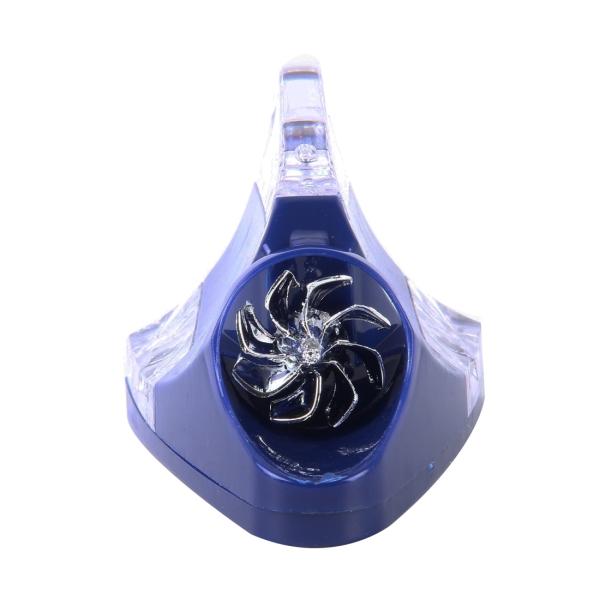 Vây cá mập trang trí nóc xe hơi giả ăng-ten (Đèn LED chạy bằng năng lượng gió) (Màu Xanh)