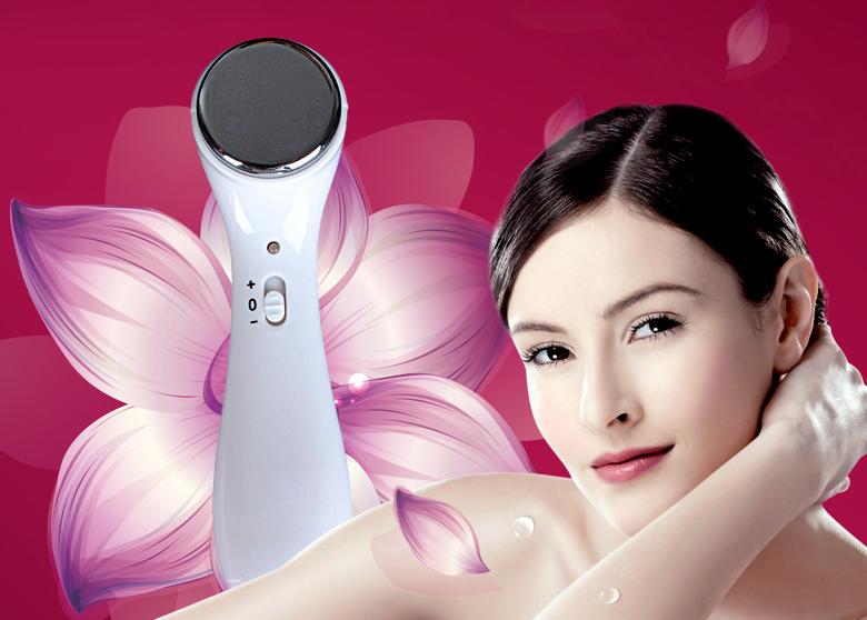 Máy massage mặt Ion mini cầm tay 2 chế độ
