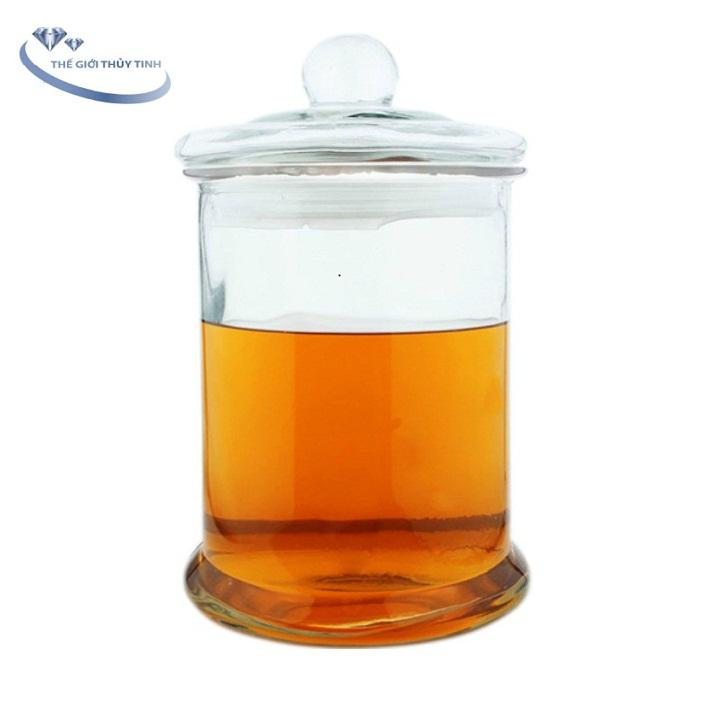 Bình ngâm rươu sâm thủy tinh 8 lít trơn không van