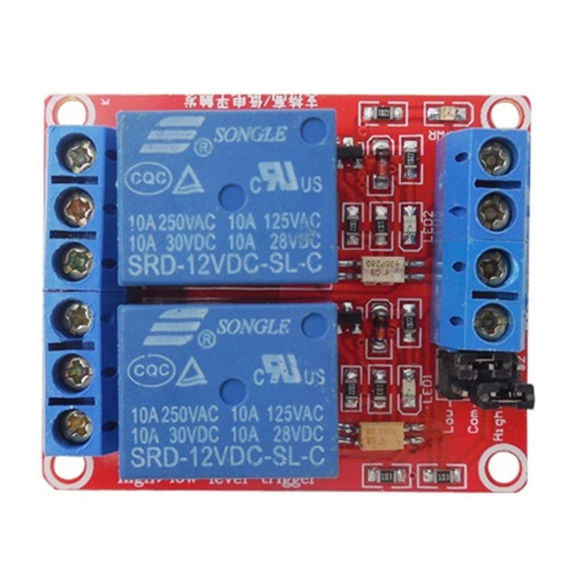 MODULE Relay 12VDC 2 Kênh H/L