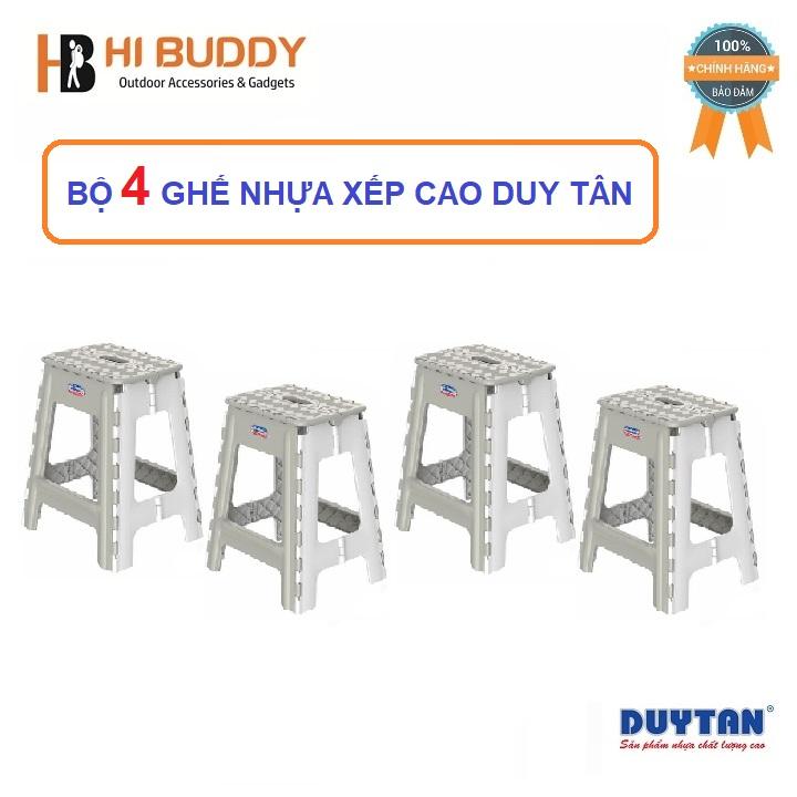 Bộ 4 Ghế Nhựa Xếp Cao Duy Tân No.943\t