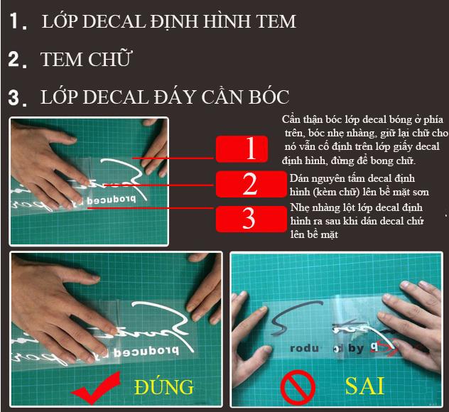 [HCM]Tem dán cửa xe ô tô phong cách AMG (trắng)