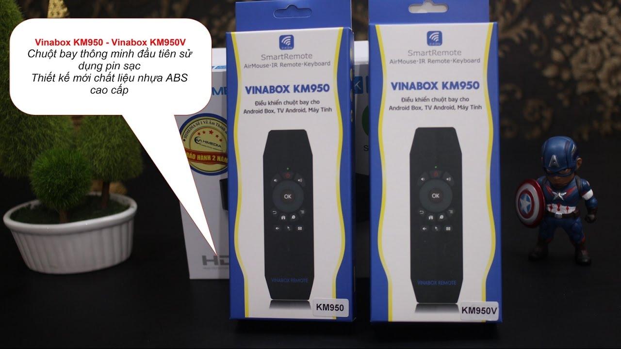 CHUỘT BAY KM950V (PIN SẠC, VOICE SEARCH) - Phân phối bởi Miracles Company