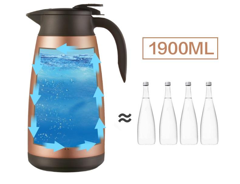 Bình giữ nhiệt Lock&Lock Delicate Coffee Pot 1.9 lít - LHC1434