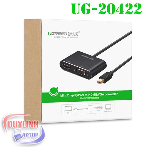 Cáp chuyển đổi Mini DisplayPort sang VGA + HDMI Ugreen 20422