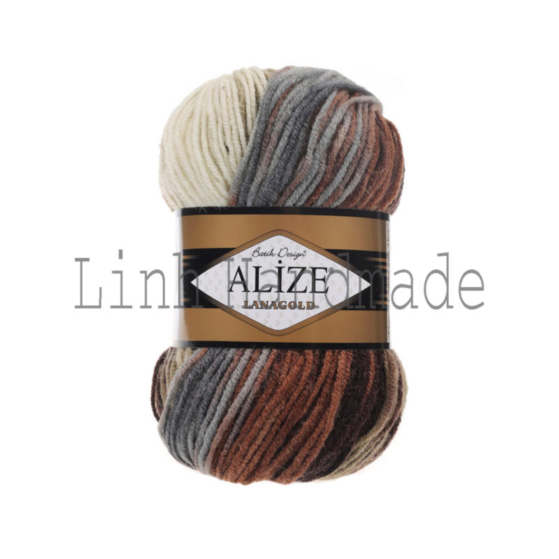 Len Alize Lana Gold Batik 3341