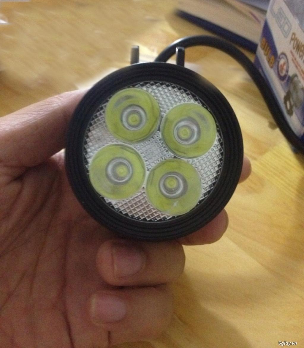 [Tặng đủ phụ kiện] Đèn trợ sáng 4 bóng led L4 20W dành cho xe máy