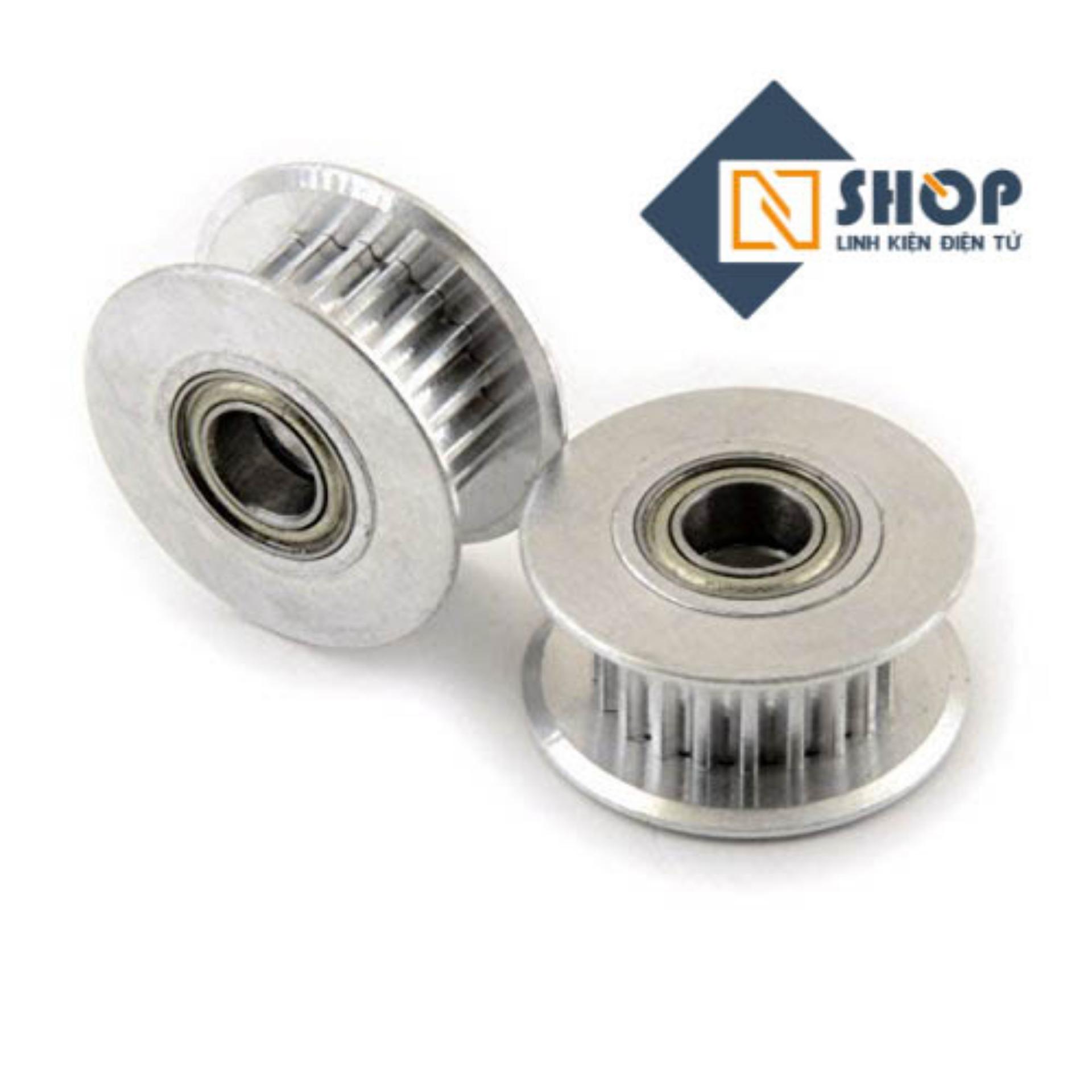 Puly căng đai GT2 16 răng trục 3mm