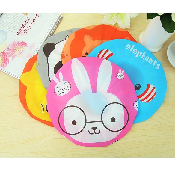 Combo 2 mũ chụp đầu tắm (Nhiều hoạ tiết)