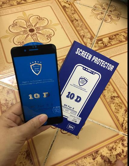 kính cường lực Full màn hình 10D cho Iphone 8 plus