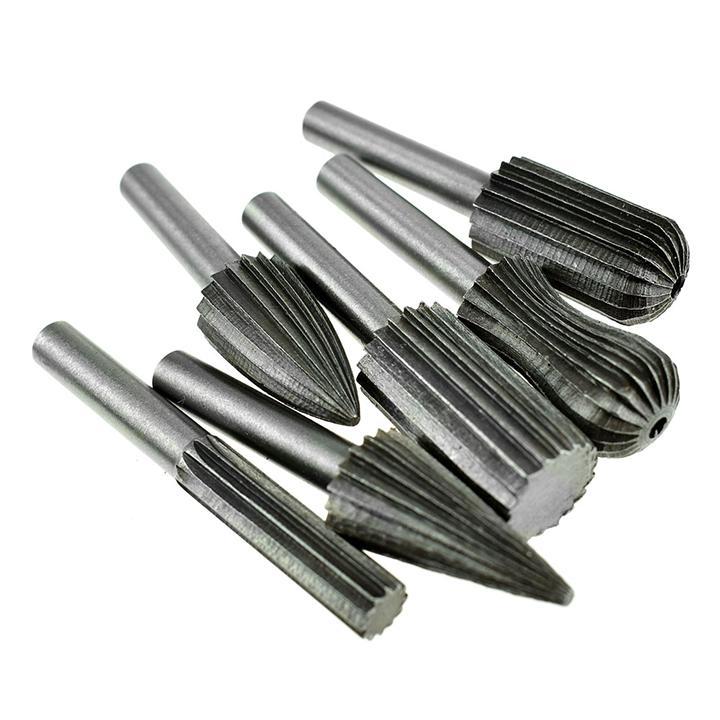 bộ 6 mũil làm lũa, khắc mài chân 6mm